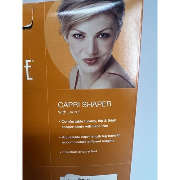 NEW VASSARETTE BODY CURVES CAPRI SHAPER MEDIUM NUDE 4670 W/LYCRA MADE IN USA - Picture 6 of 9